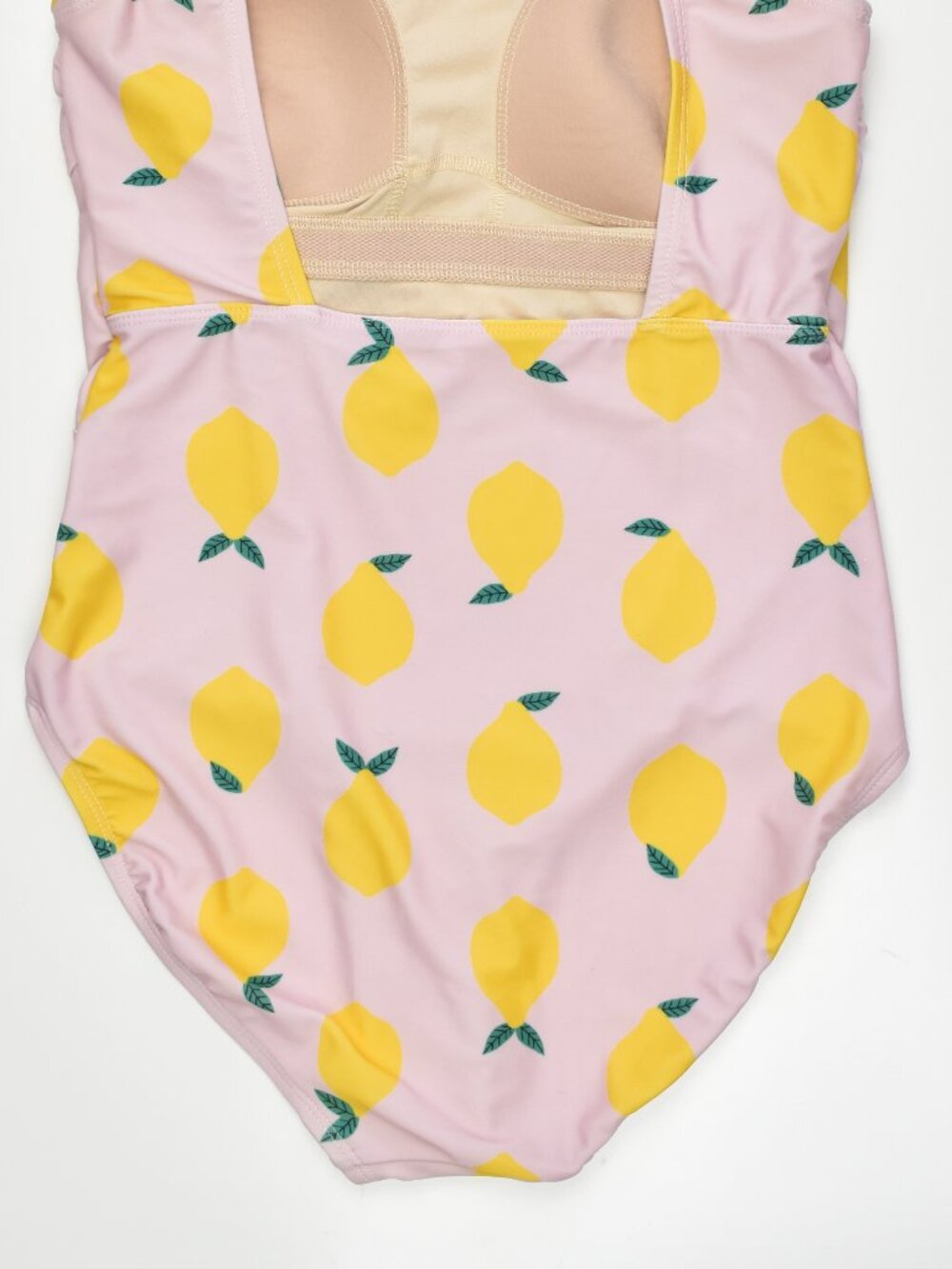 Lime Ricki Lemon Print One-Piece Swimsuit - M - Picture 5 of 7